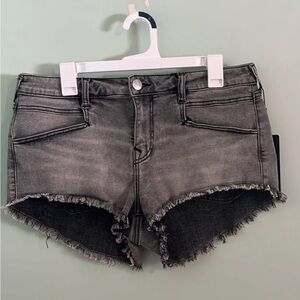 True Religion Gray Women Shorts
